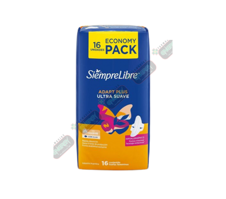 SIEMPRE LIBRE FIT ADAPT PLUS C/A X 16UN- 0787/2646