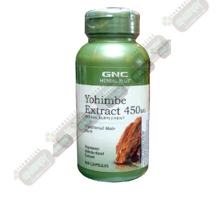 GNC YOHIMBE EXTRACT 450  X 100 -195022/9217