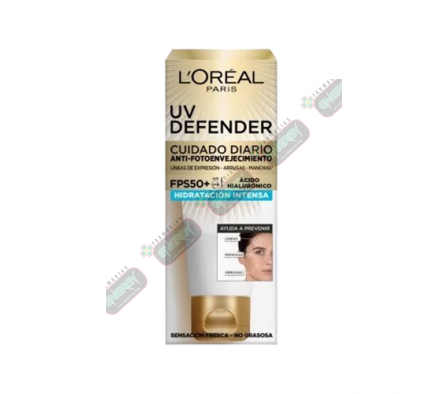 LOREAL UVDEFENDER HIDRATACION INT FPS50 40GR -1877