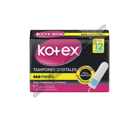 KOTEX TAMP KOT DIG M 16X12UNID - 8041