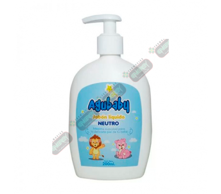 AGUBABY JABON LIQUIDO NEUTRO X 200ML - 4116
