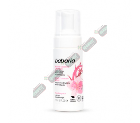 BABARIA MOUSSE LIMPIADOR CREMOSO X 150ML-0173