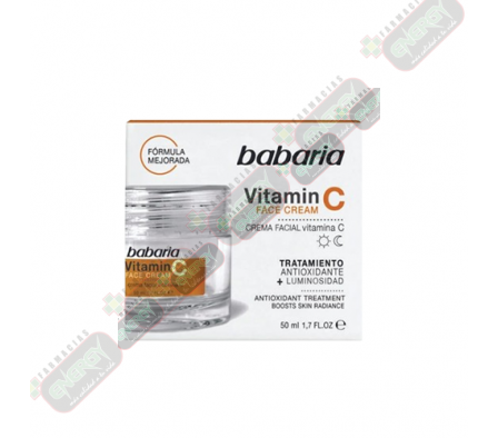 BABARIA CREMA FACIAL VIT C ANTIOXIDA X 50ML-0250