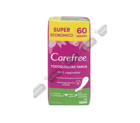 CAREFREE PROT DIARIOS TANGA X 60UNID-2868