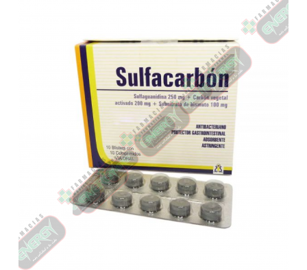 SULFACARBON CAJA X 10 COMP - 6327