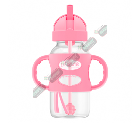 DR BROWNS BOTELLA C/ PAJI Y ASAS ROSA 270ML - 4073