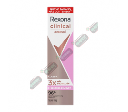 REXONA W CLINICAL AERO CLASSIC 96HS X 150ML - 8086