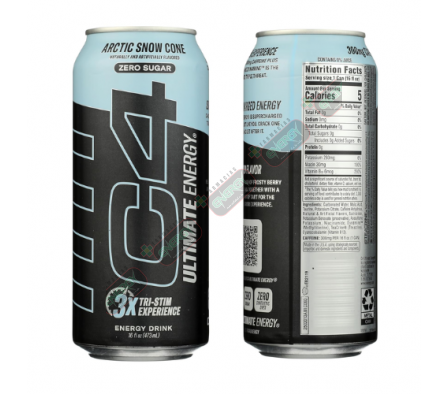 C4 ENERGY LATA  ARTIC SNOW COME 16 OZ-/6619