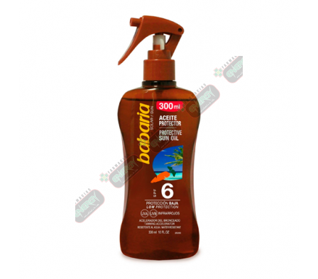 BABARIA ACEITE PROTECTOR SPF 6 X 300 ML - 0598 