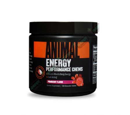 ANIMAL PRE ENERGY CHEWS * 120 POM BERRY 156