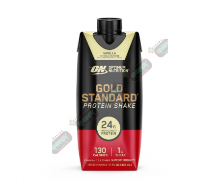 ON GOLD STANDARD PROTEIN SHAKE VANILLA 11OZ -66586