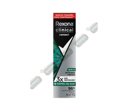 REXONA MEN AER CLINICAL INTENSE X 150ML-9983