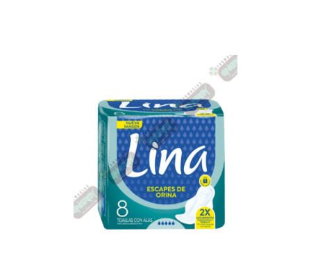 LINA TOALLAS ESCAPES DE ORINA X 8 UNID-3447