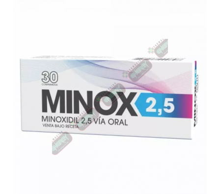 MINOX 2,5 MG CAJA X 30 COMPRIMIDOS - 0898
