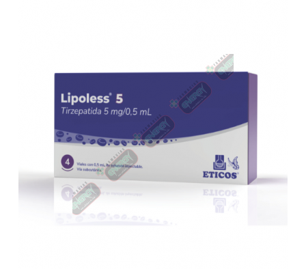 LIPOLESS 5MG CAJA X 4 VIALES 0,5ML - 1379