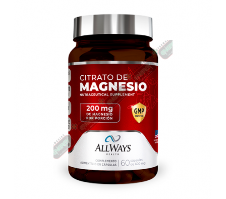 ALWAYS CITRATO MAGNESIO FRASCO X 60 CAPS-6409