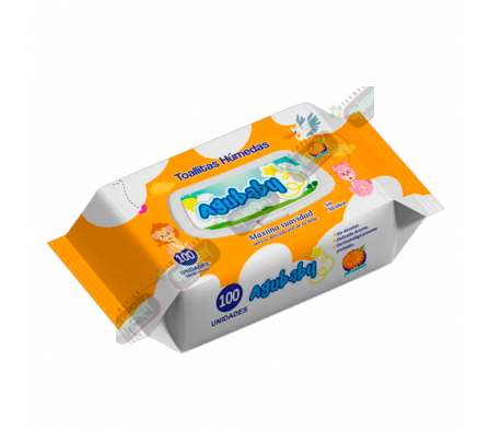 AGUBABY TOALLITA HUMEDA CALENDULA X 100 UN - 4017