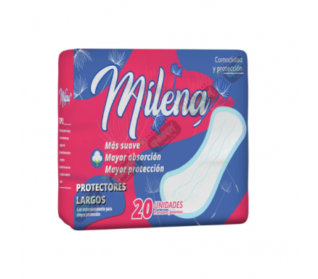 MILENA PROTECTOR DIARIO LARGO X 20 UNI - 2327