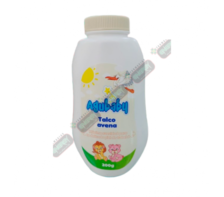 AGUBABY TALCO AVENA X 200GR - 4963