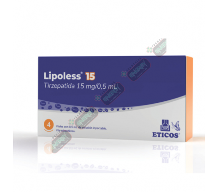 LIPOLESS 15 MG CAJA X 4 VIALES - 1430