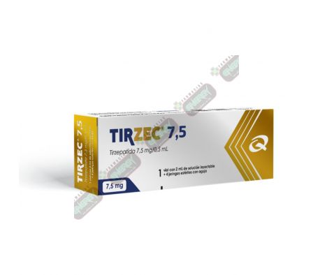 TIRZEC 7,5 MG CAJA X 1 VIAL + 4 JERINGAS -1500
