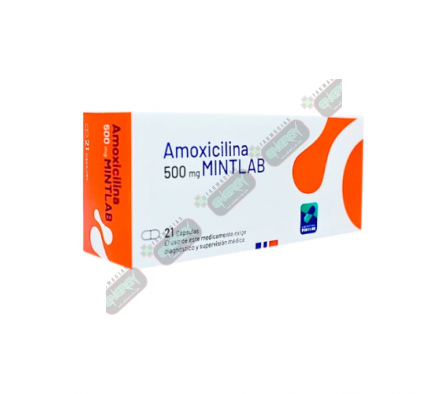 AMOXICILINA 500MG MINTLAB CAJA X 21 CAPSULAS-2798
