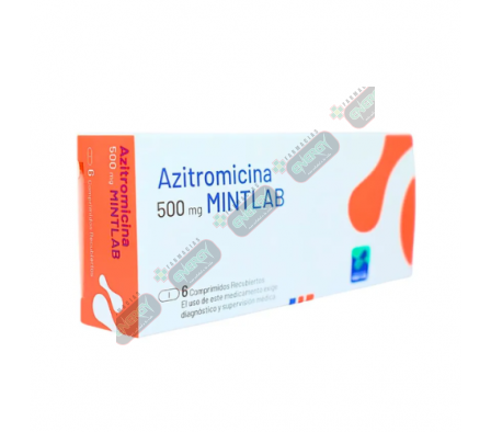 AZITROMICINA 500 MG MINTLAB CAJA X 6 COMP-2835