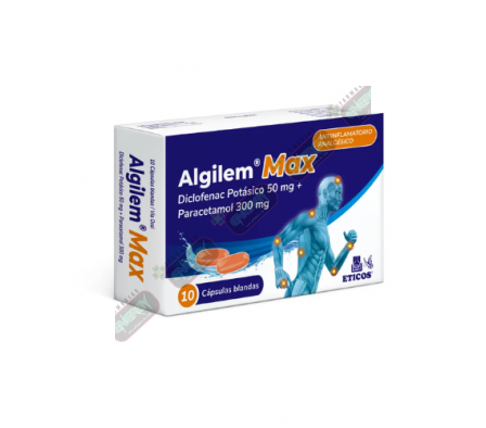 ALGILEM MAX CAJA X 10 CAPSULAS - 8379