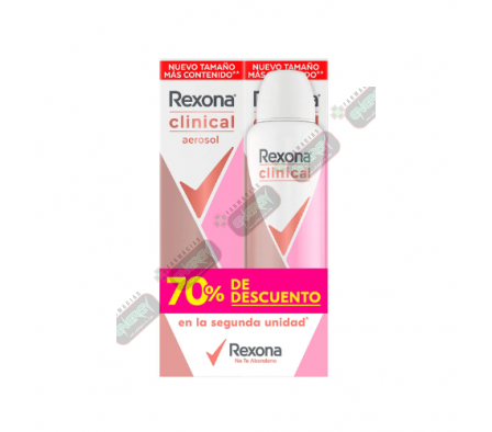 REXONA PACK W CLINICAL AERO CLASSIC X 150ML-5034