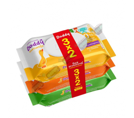 PACK DODDY 3X2 TOALLITAS *48UNI-4761