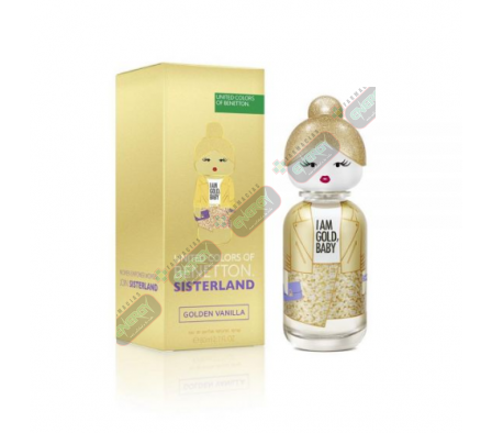 BENETTON SISTERLAND GOLD EDP 80ML-5624