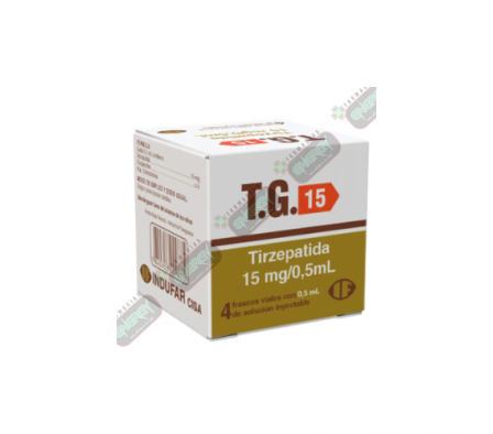 T.G 15 MG CAJA X 4 FRASCOS VIALES 0,5 ML-9875