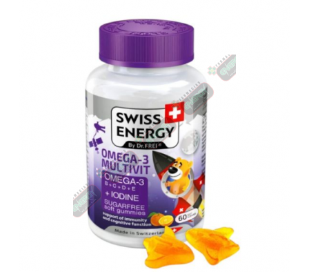 SWISS ENERGY GUMMIES OMEGA 3 GELATINA X 60-
