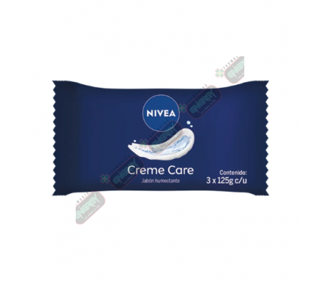 NIVEA JABON CREME CARE 3 X 125 GR-0188