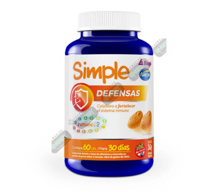SIMPLE DEFENSA X 60 PASTILLAS DE GOMA-5592