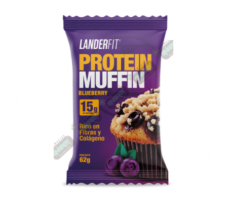 LANDERFIT MUFFIN BLUEBERRY X 60GR (10) -4800