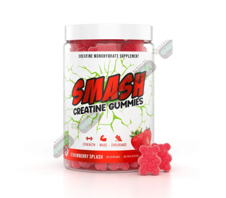 SMASH CREATINE GUMMIEZ STRAWBERRY  X 120 GUMMIES 