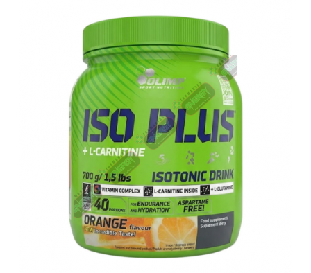 OLIMP ISOPLUS POLVO NARANJA X 700GR 40 SERV-4214