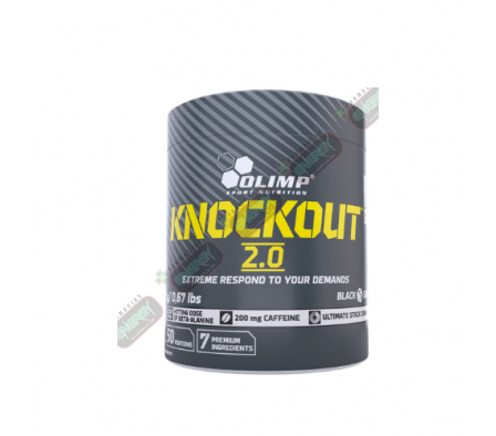 OLIMP KNOCKOUT 2.0 POLVO FRESH CITRUS X 305GR 50 SERV-6291