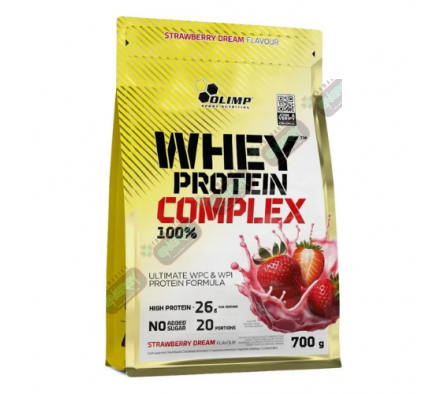OLIMP WHEY PROTEIN COMPLEX POLVO FRUTILLA X 700GR-8006