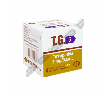 T.G 5 MG CAJA X 4 FRASCOS VIALES 0,5 ML-9837