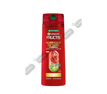 FRUCTIS SHAMPOO BORRADOR DE DAÑO POST QUIMICA 350ML-0094