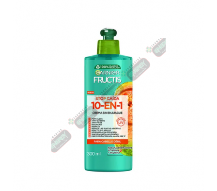 FRUCTIS CREMA P/ PEINAR 10 EN 1 STOP CAIDA X 300 ML-5608