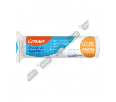 CREMER DISCOS DE ALGODON X 100 UN-7985