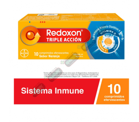 REDOXON TRIPLE ACCION X 10 COMP EFERVESCENTE-4585