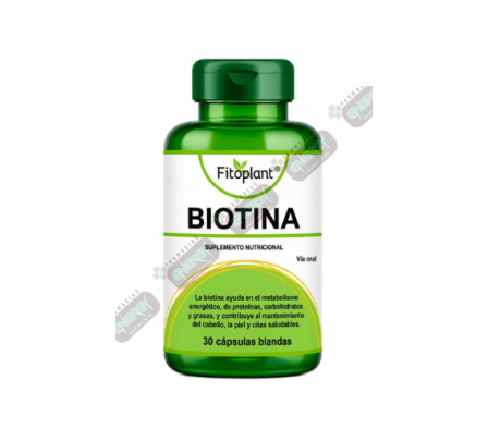 BIOTINA FITOPLANT 380 MG X 30 CAPSULAS-1581