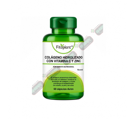 COLAGENO + VITAMINA C Y ZINC FITOPLANT X 60 CAPS-1598