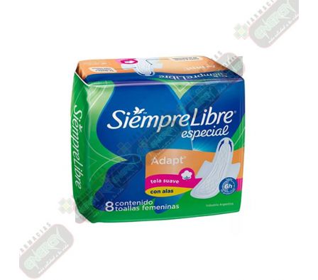 SIEMPRE LIBRE ESPECIAL C/ ALAS X 8UNID - 9538/2653